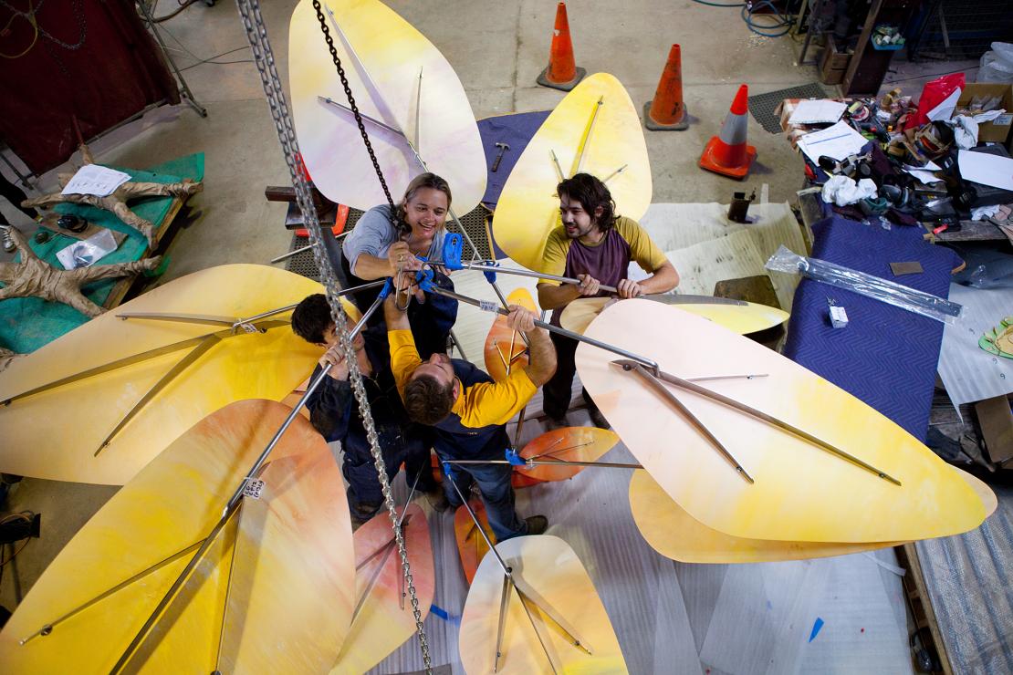 Making of Wintergarden by Jade Oakley, Wintergarden Building, Sydney